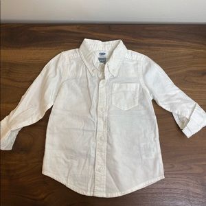 Old Navy White Button Down Shirt